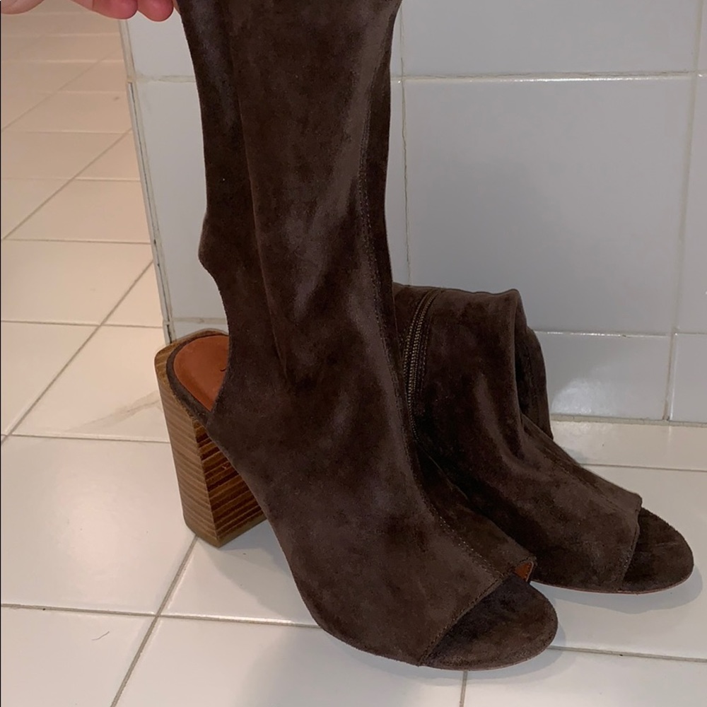 Jeffrey Campbell Suade Heeled Bootie